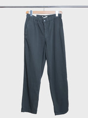 Ezra Relaxed Organic Stretch Twill Trousers Beech Green
