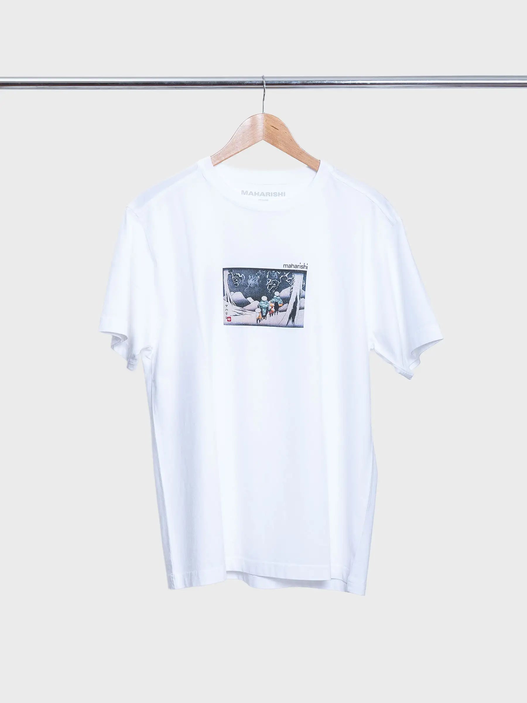 Travellers in Snow T-Shirt White