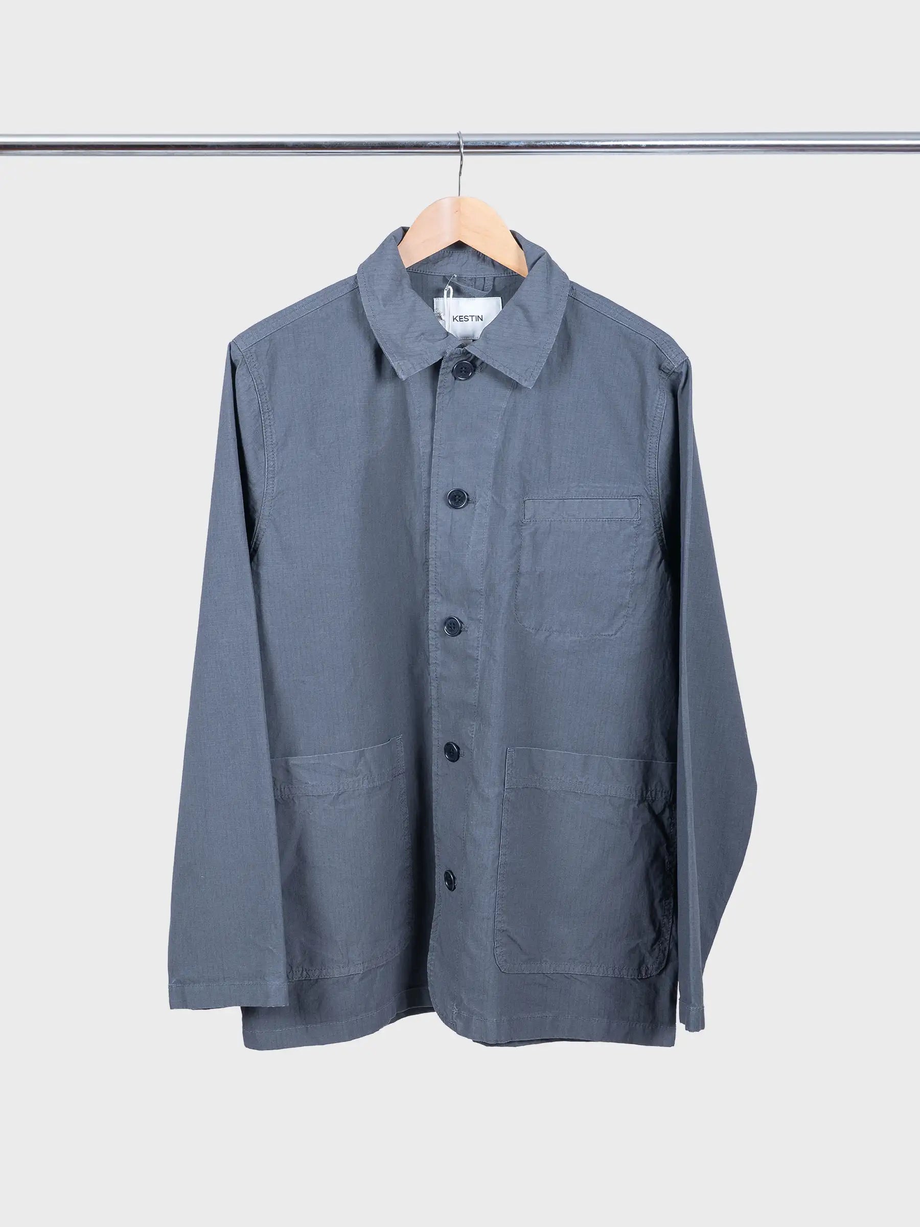 Huntly Jacket Charcoal Cotton Ripstop