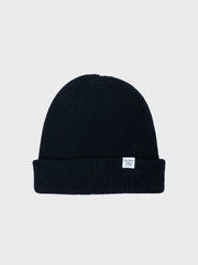 Merino Lambswool Beanie Black