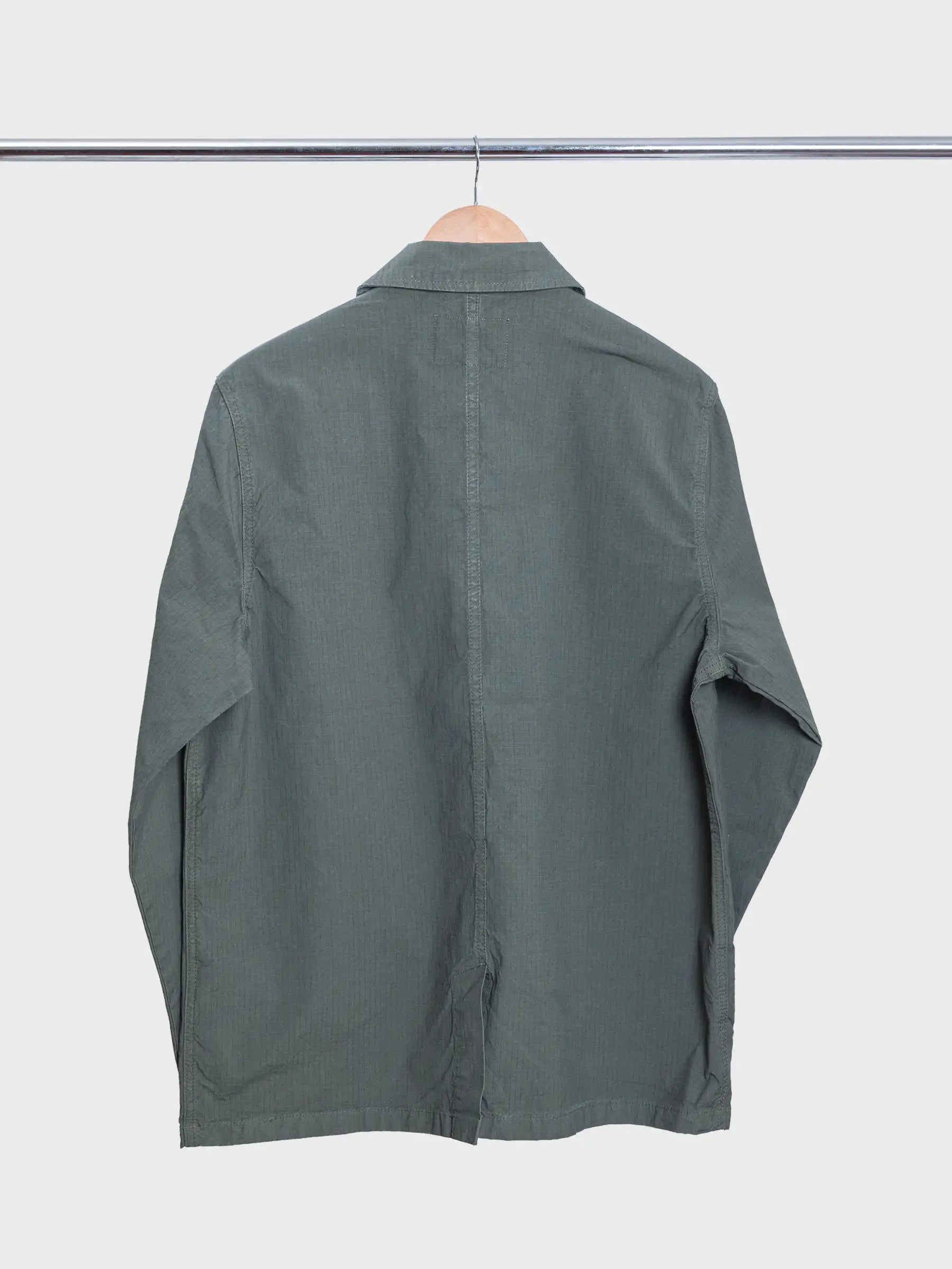 Huntly Jacket Dark Olive Cotton Ripstop
