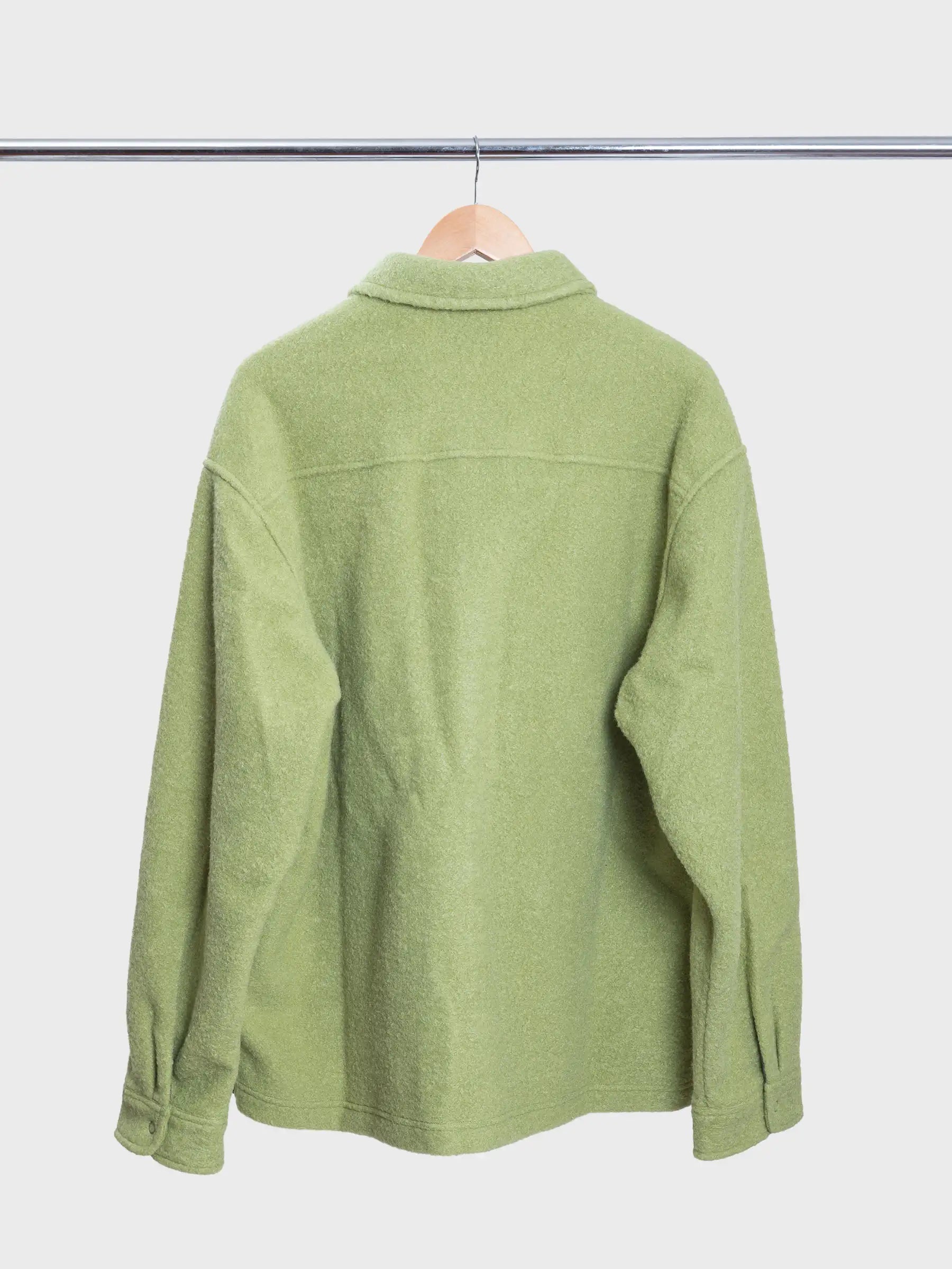 Zip Overshirt Bright Green