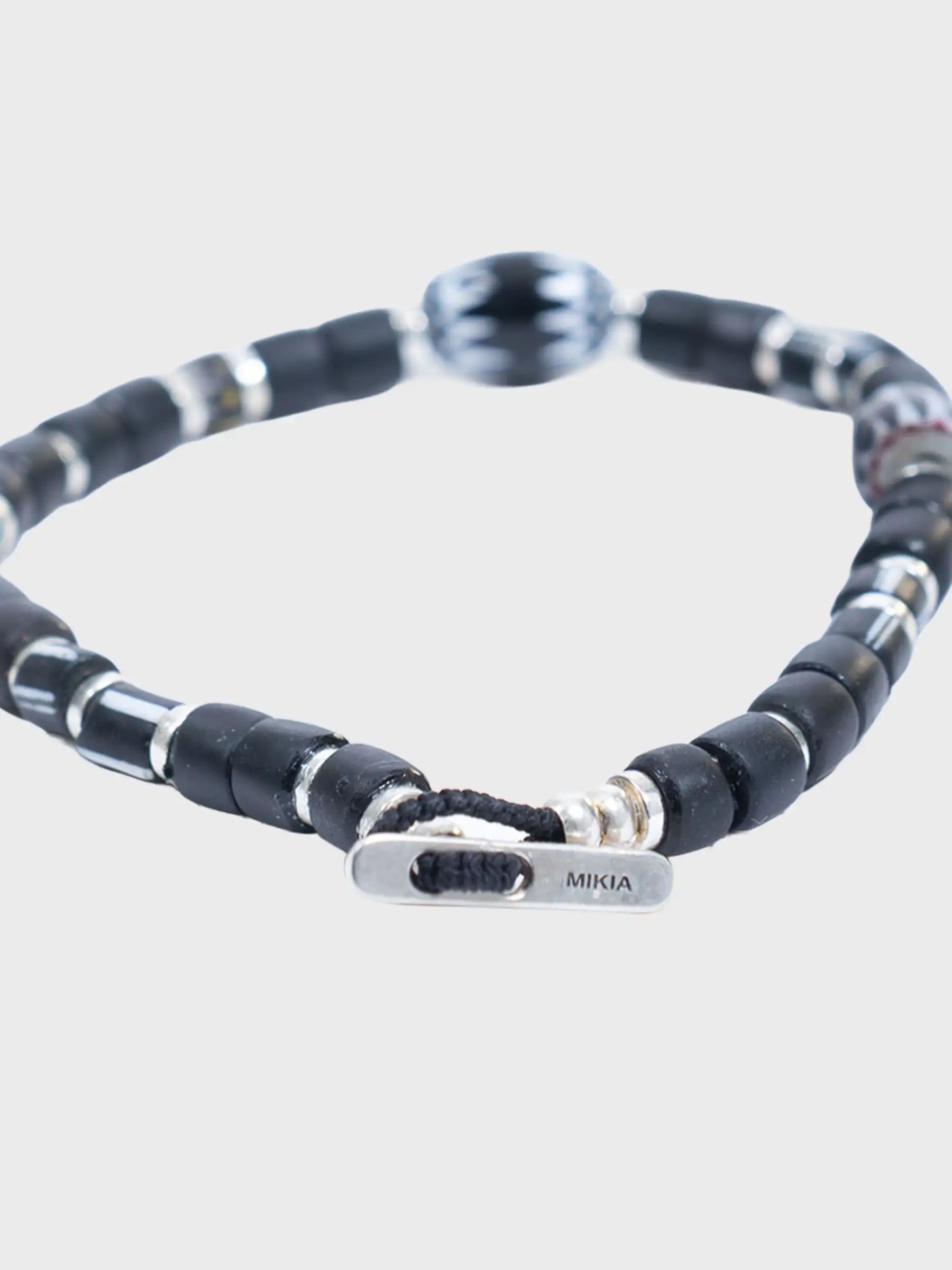 Trade Beads Bracelet Black Chevron