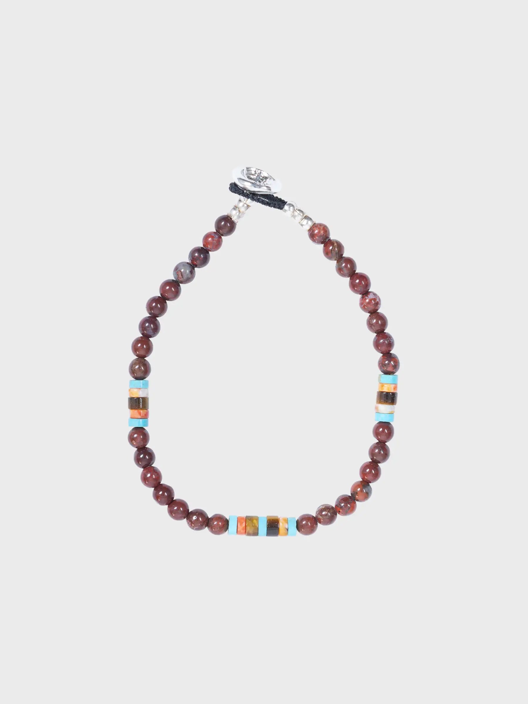 4mm Stone Bracelet Poppy Jasper