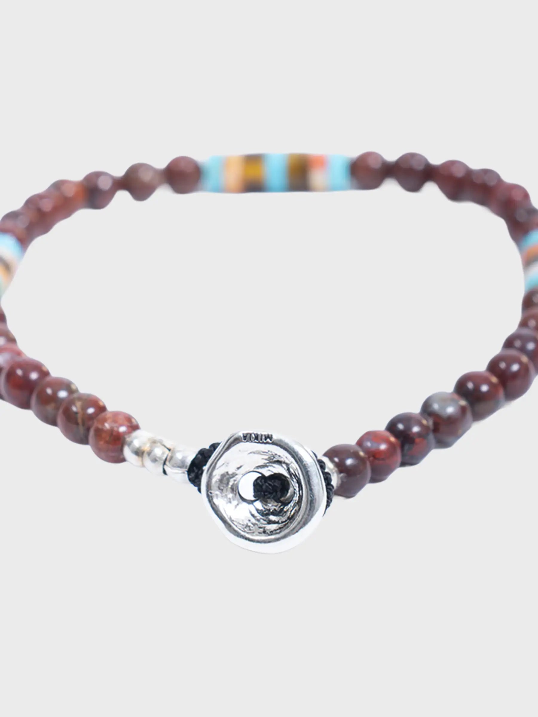 4mm Stone Bracelet Poppy Jasper