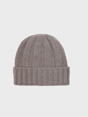 Cashmere Rib Watch Cap Camel