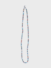 Hematite Roundel Beads Necklace Multi