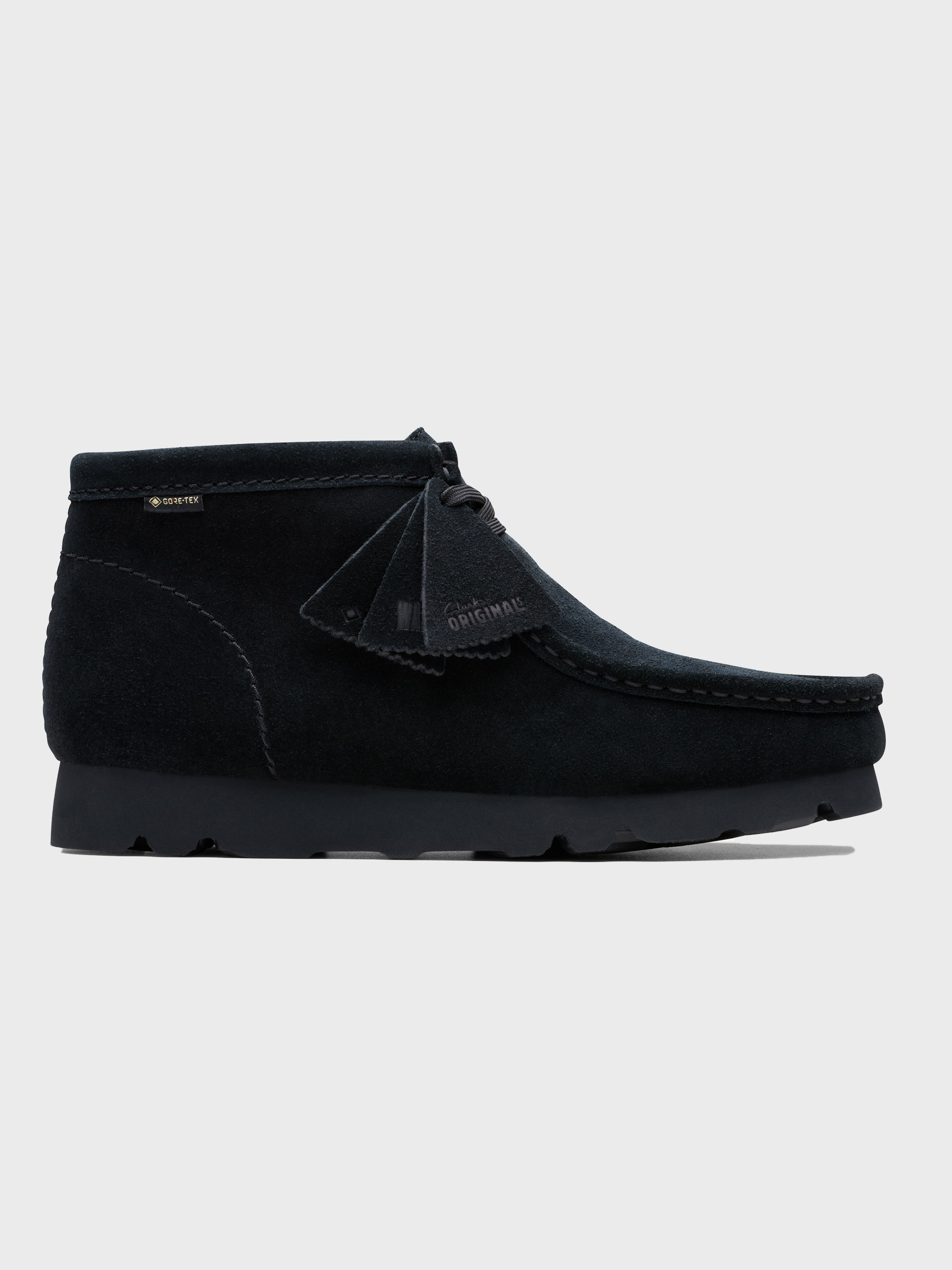 Wallabee Boot Gore Tex Black Suede Antic Boutik